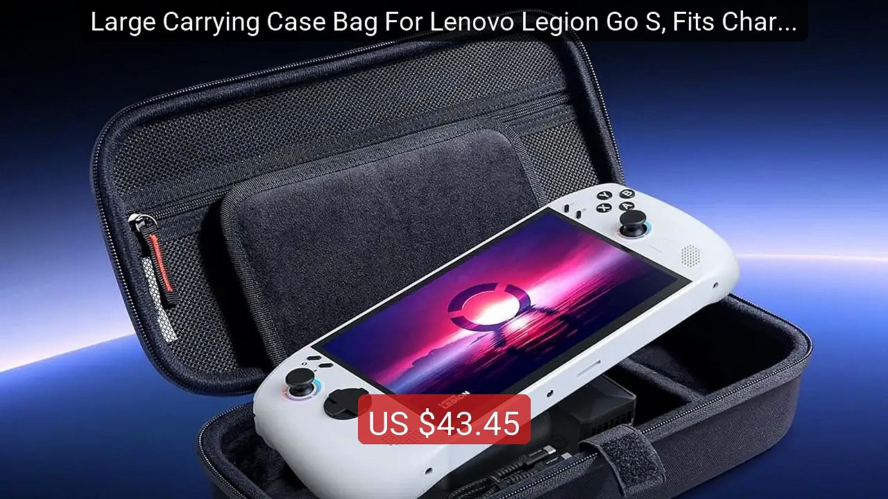 Large Carrying Case Bag For Lenovo Legion Go S, Fits Charger, Pock... -- Best Deal 2026 | Shop Now!