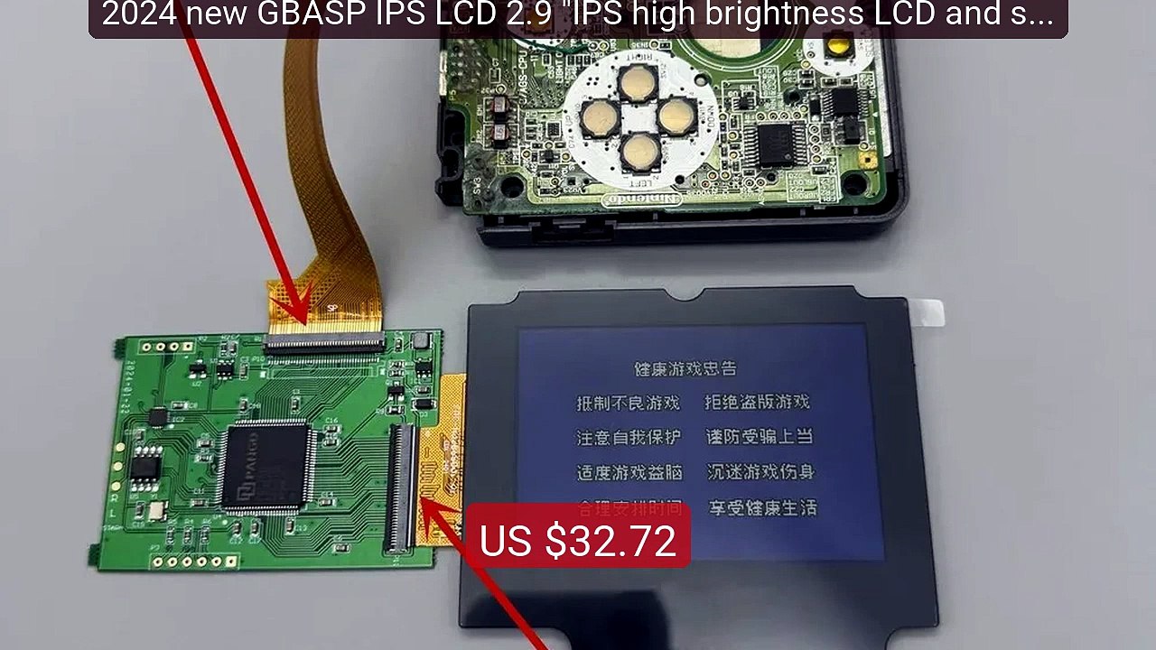 2024 new GBASP IPS LCD 2.9 "IPS high brightness LCD and shell ... -- Best Buy 2026 | Great Quality!