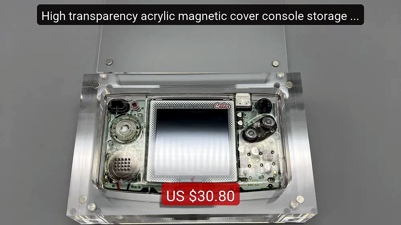 High transparency acrylic magnetic cover console storage box ... -- Amazing Value 2026 | Must Have!