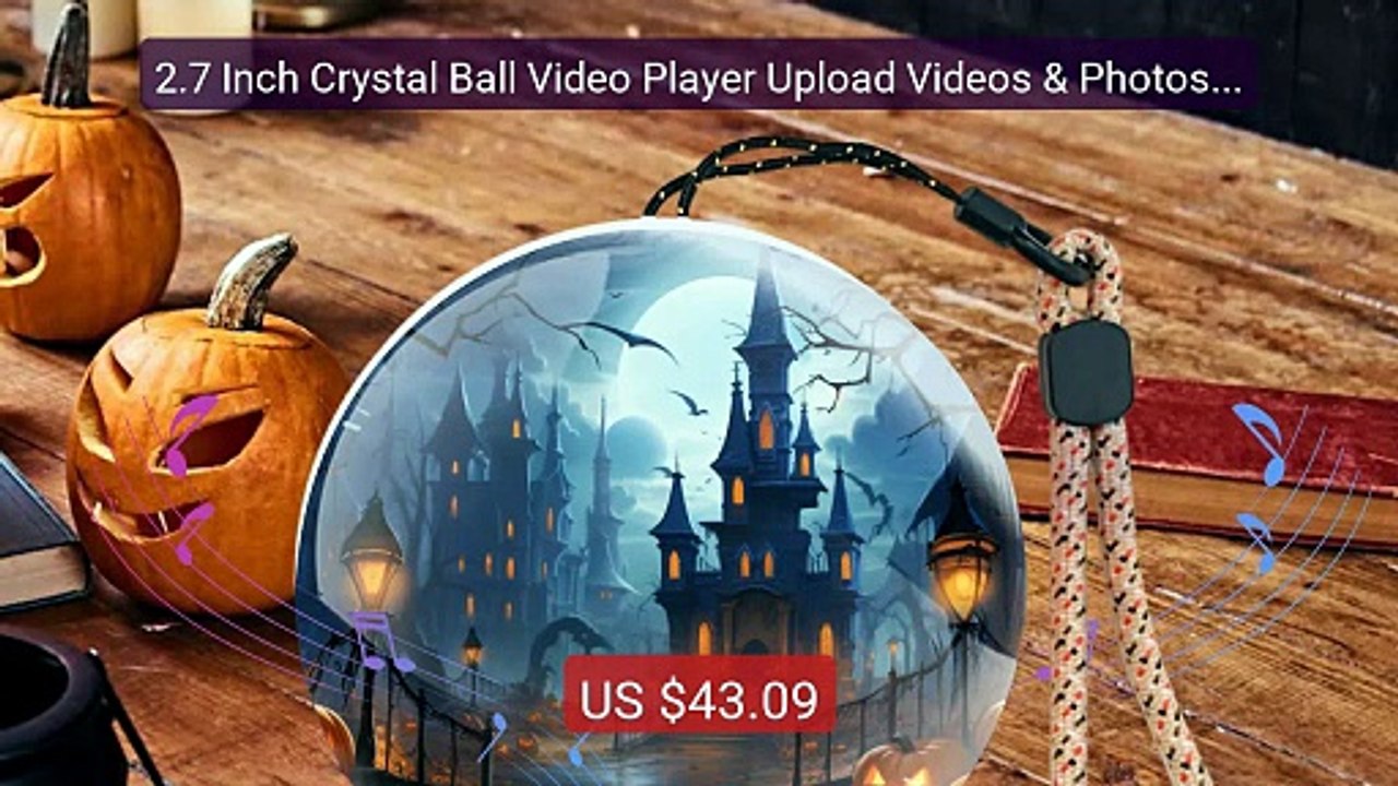 2.7 Inch Crystal Ball Video Player Upload Videos & Photos Digi... -- Hot Deal 2026 | Limited Offer!
