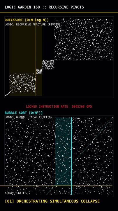 Bubble Sort vs QuickSort Visualised | Organise the Fracture | LG-168