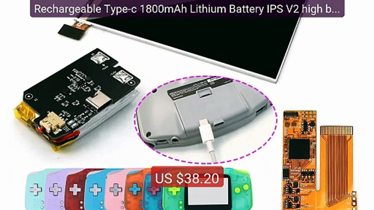 Rechargeable Type-c 1800mAh Lithium Battery IPS V2 high brightness... -- Best Deal 2026 | Shop Now!