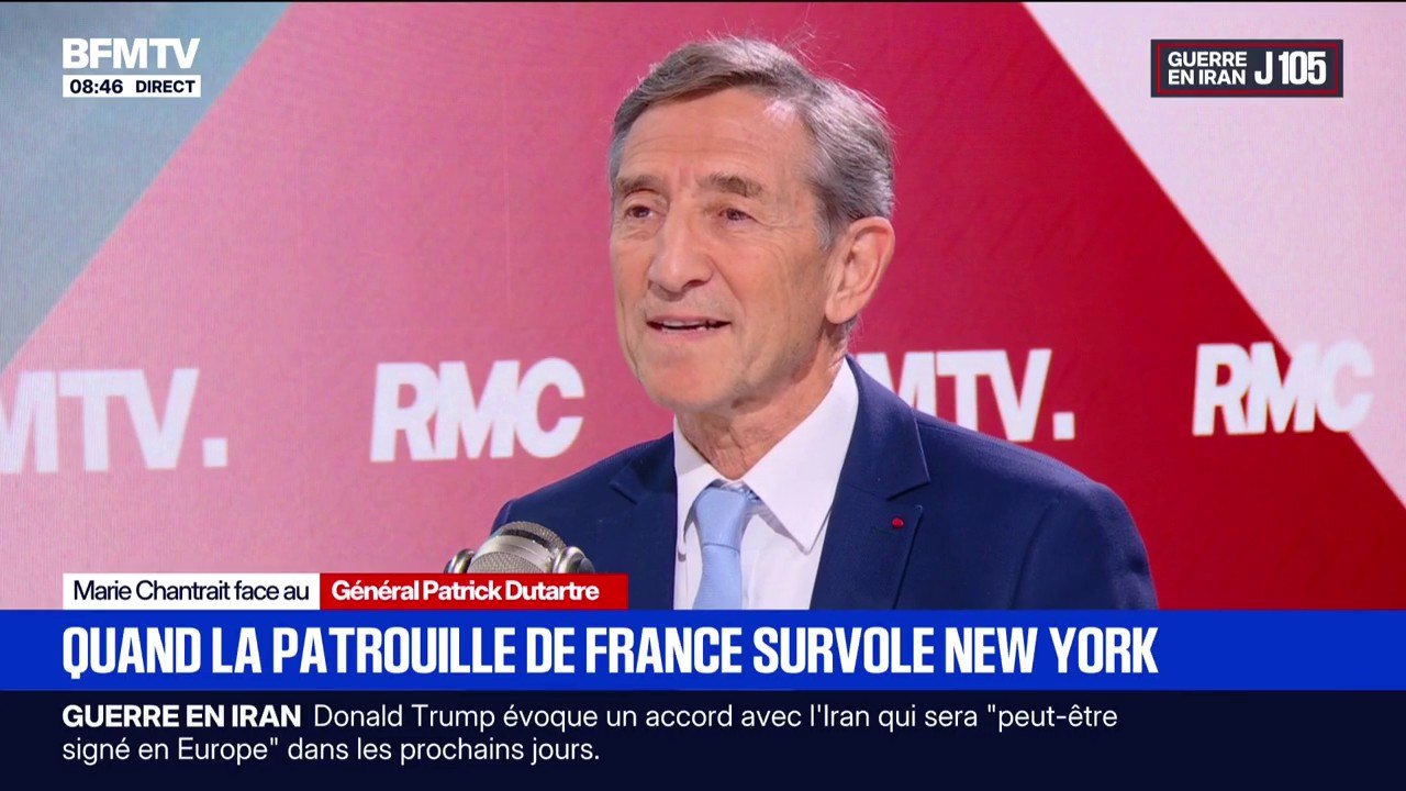 Survol de New York par la Patrouille de France: "Un symbole extrêmement fort de rayonnement", juge le général Patrick Dutartre