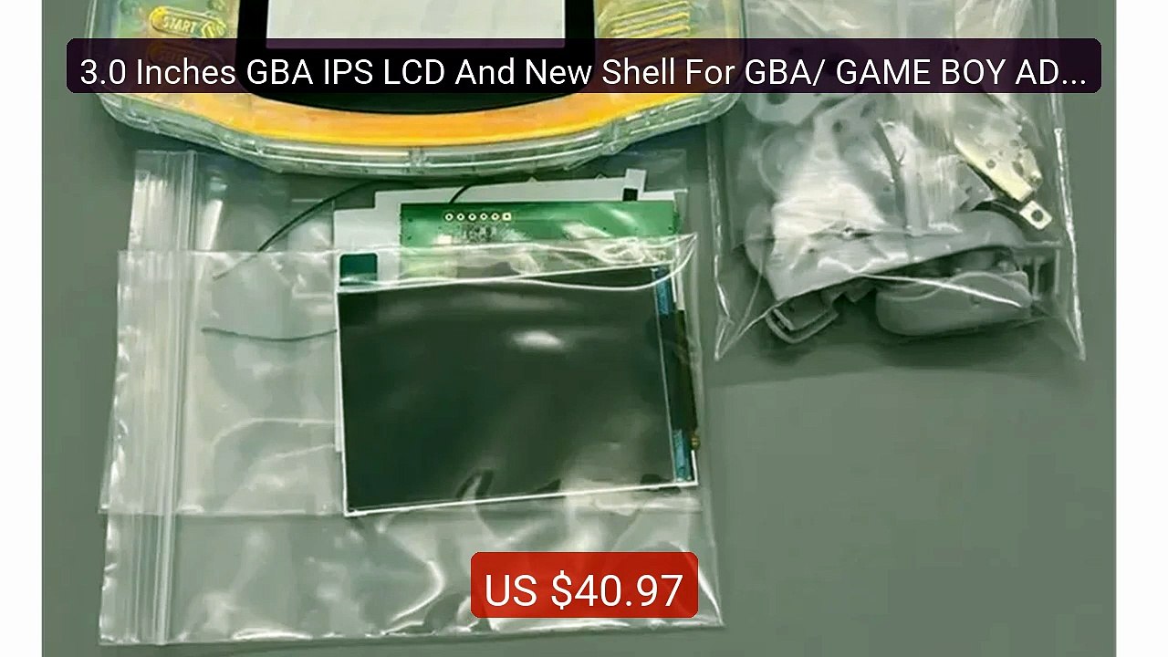 3.0 Inches GBA IPS LCD And New Shell For GBA/ GAME BOY ADVANCE/Sup... -- Best Deal 2026 | Shop Now!