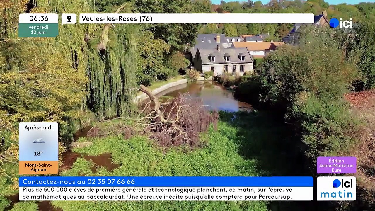 12/06/2026 - ici matin par ici Normandie (Seine-Maritime - Eure) en vidéo