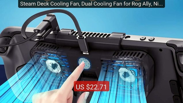 Steam Deck Cooling Fan, Dual Cooling Fan for Rog Ally, Ninten... Amazing Value 2026 | Must Have!