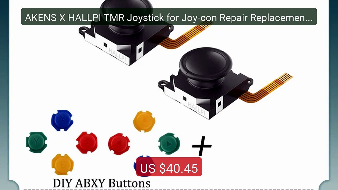 AKENS X HALLPI TMR Joystick for Joy-con Repair Replacement for Nint... -- Top Rated 2026 | Buy Now!