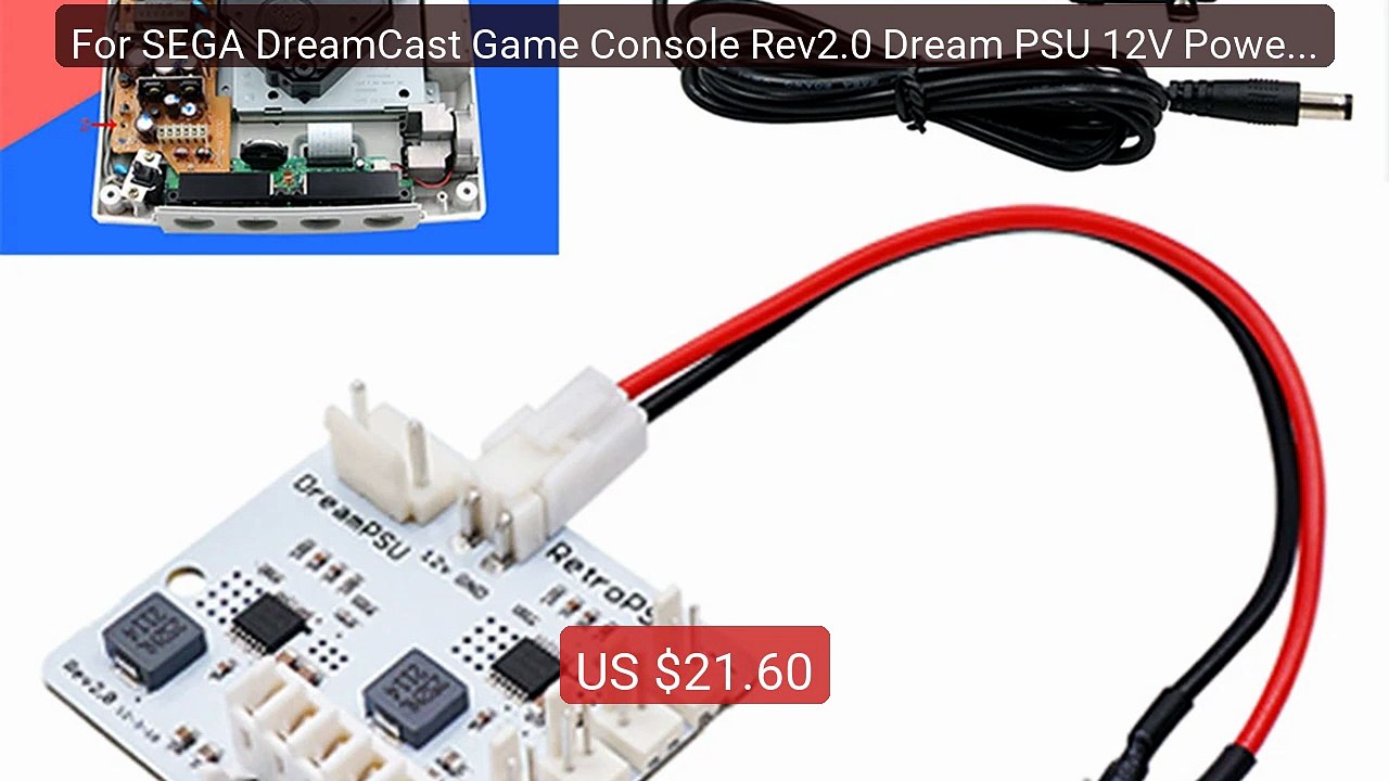 For SEGA DreamCast Game Console Rev2.0 Dream PSU 12V Power Supply ... -- Best Deal 2026 | Shop Now!