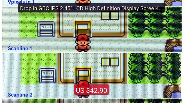Drop in GBC IPS 2.45 LCD High Definition Display Scree Kit... Top Pick 2026 | Unbeatable Price!