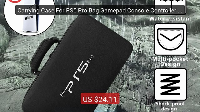 Carrying Case For PS5 Pro Bag Gamepad Console Controller Headphone ... Top Rated 2026 | Buy Now!