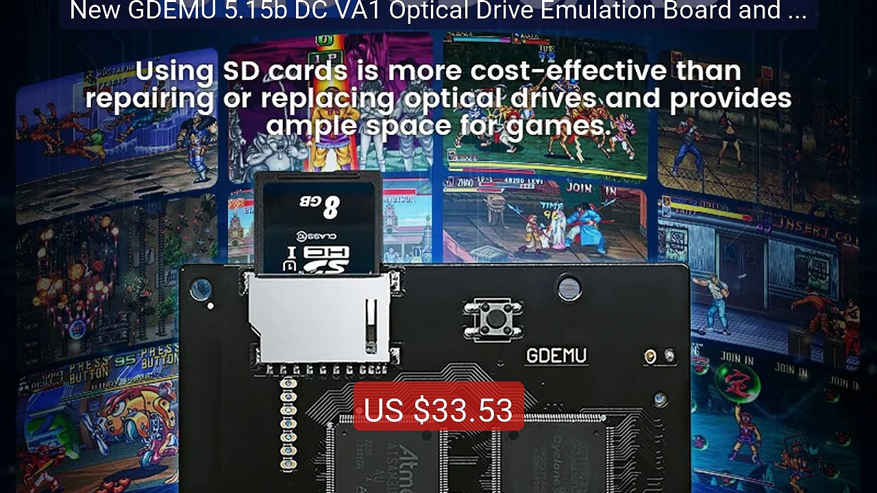 New GDEMU 5.15b DC VA1 Optical Drive Emulation Board and Remote Ca... -- Best Deal 2026 | Shop Now!