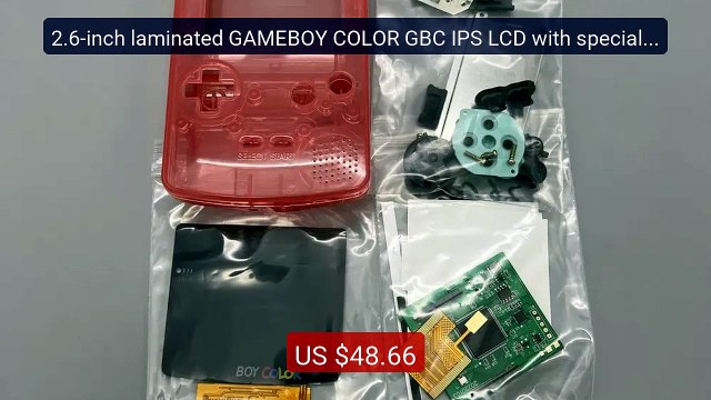 2.6-inch laminated GAMEBOY COLOR GBC IPS LCD with special shell Best Deal 2026 | Shop Now!