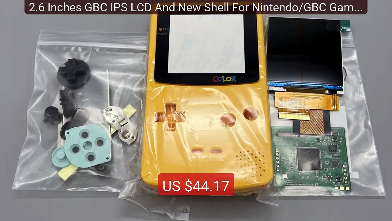 2.6 Inches GBC IPS LCD And New Shell For Nintendo/GBC Gameboy... -- Amazing Value 2026 | Must Have!