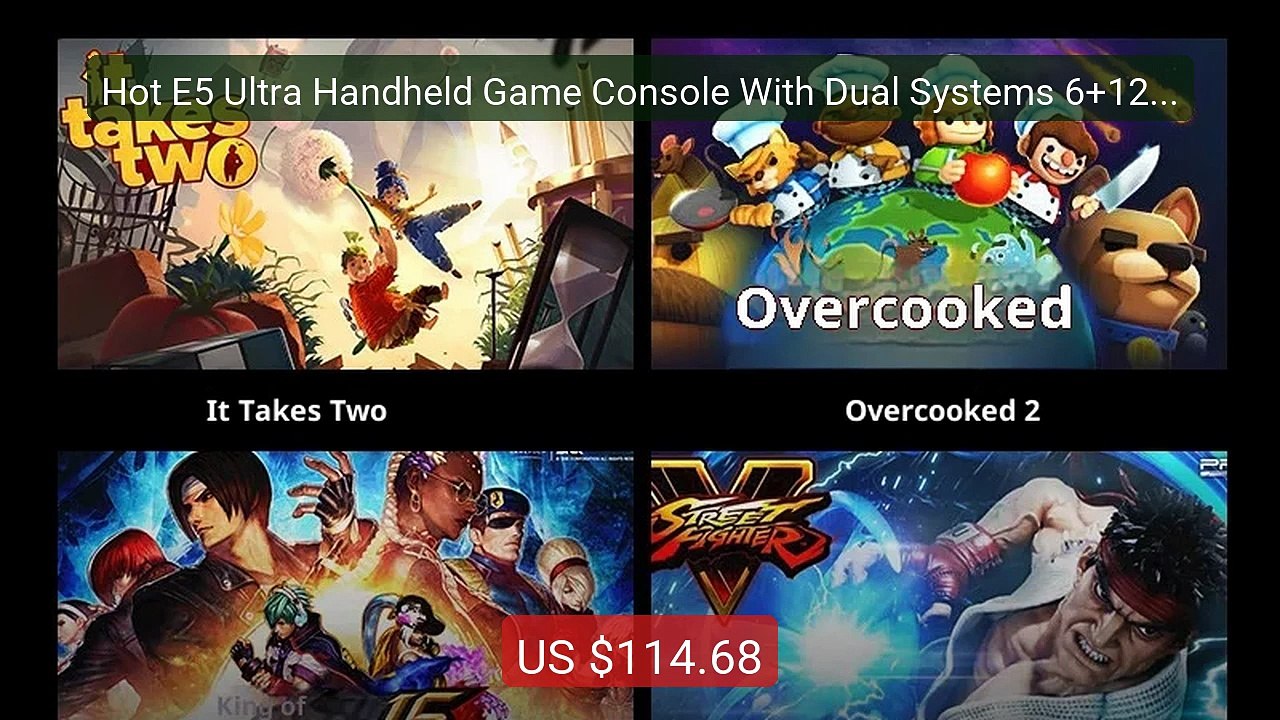 Hot E5 Ultra Handheld Game Console With Dual Systems 6+128 Run... -- Best Buy 2026 | Great Quality!