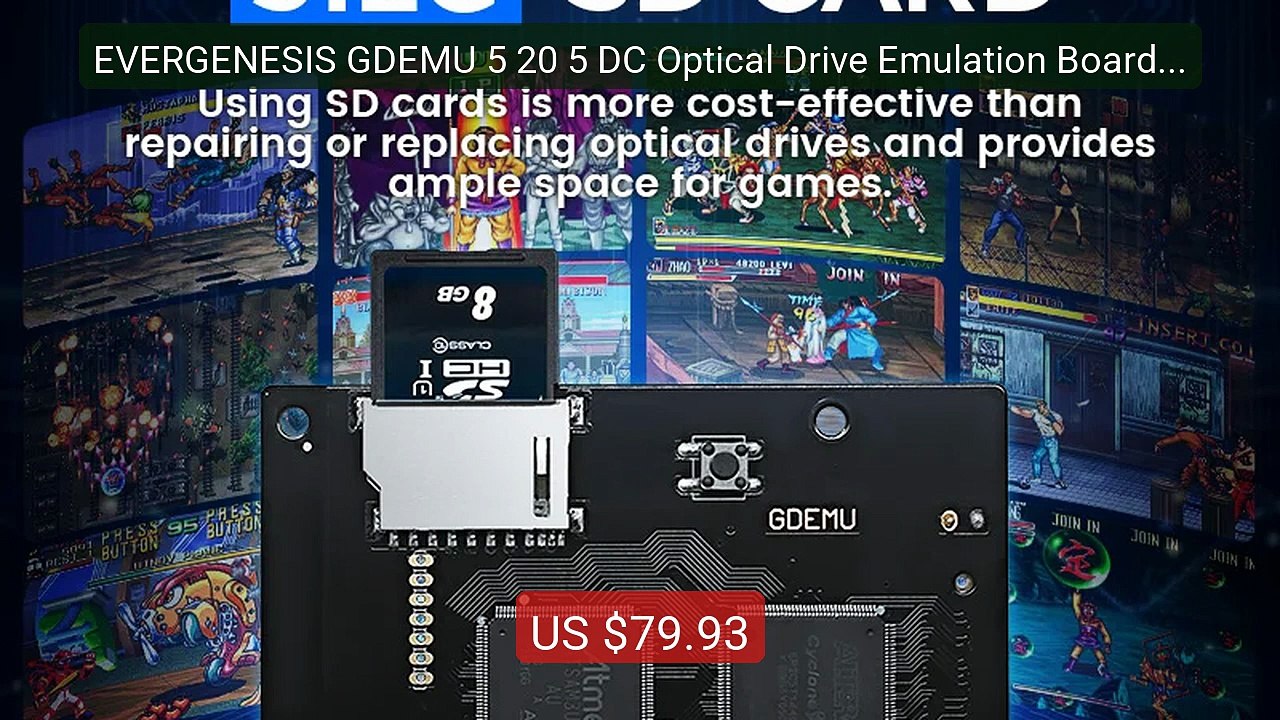 EVERGENESIS GDEMU 5 20 5 DC Optical Drive Emulation Board R... -- Top Pick 2026 | Unbeatable Price!