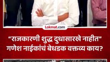 नवी मुंबईत बोलताना गणेश नाईकांनी राजकारण्यांवर केलं मोठं वक्तव्य.