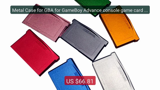 Metal Case for GBA for GameBoy Advance console game card alumi... Hot Deal 2026 | Limited Offer!