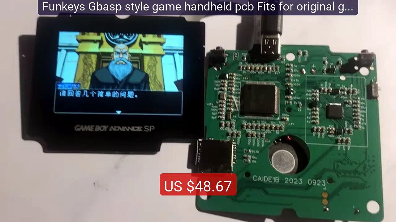 Funkeys Gbasp style game handheld pcb Fits for original gba sp... -- Hot Deal 2026 | Limited Offer!