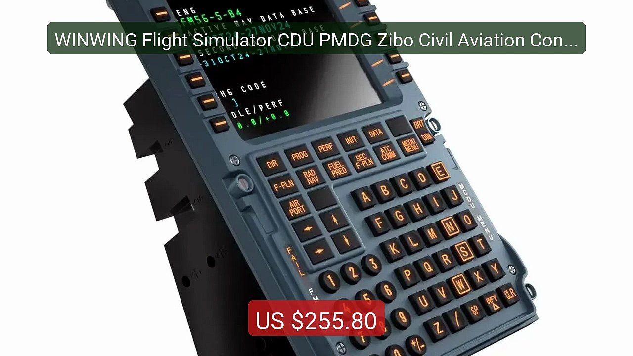WINWING Flight Simulator CDU PMDG Zibo Civil Aviation Control Panel... -- Top Rated 2026 | Buy Now!