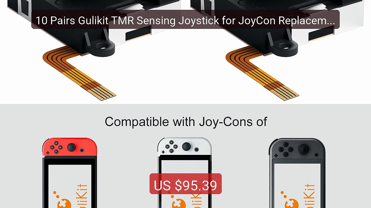 10 Pairs Gulikit TMR Sensing Joystick for JoyCon Replacement No Dri... -- Top Rated 2026 | Buy Now!