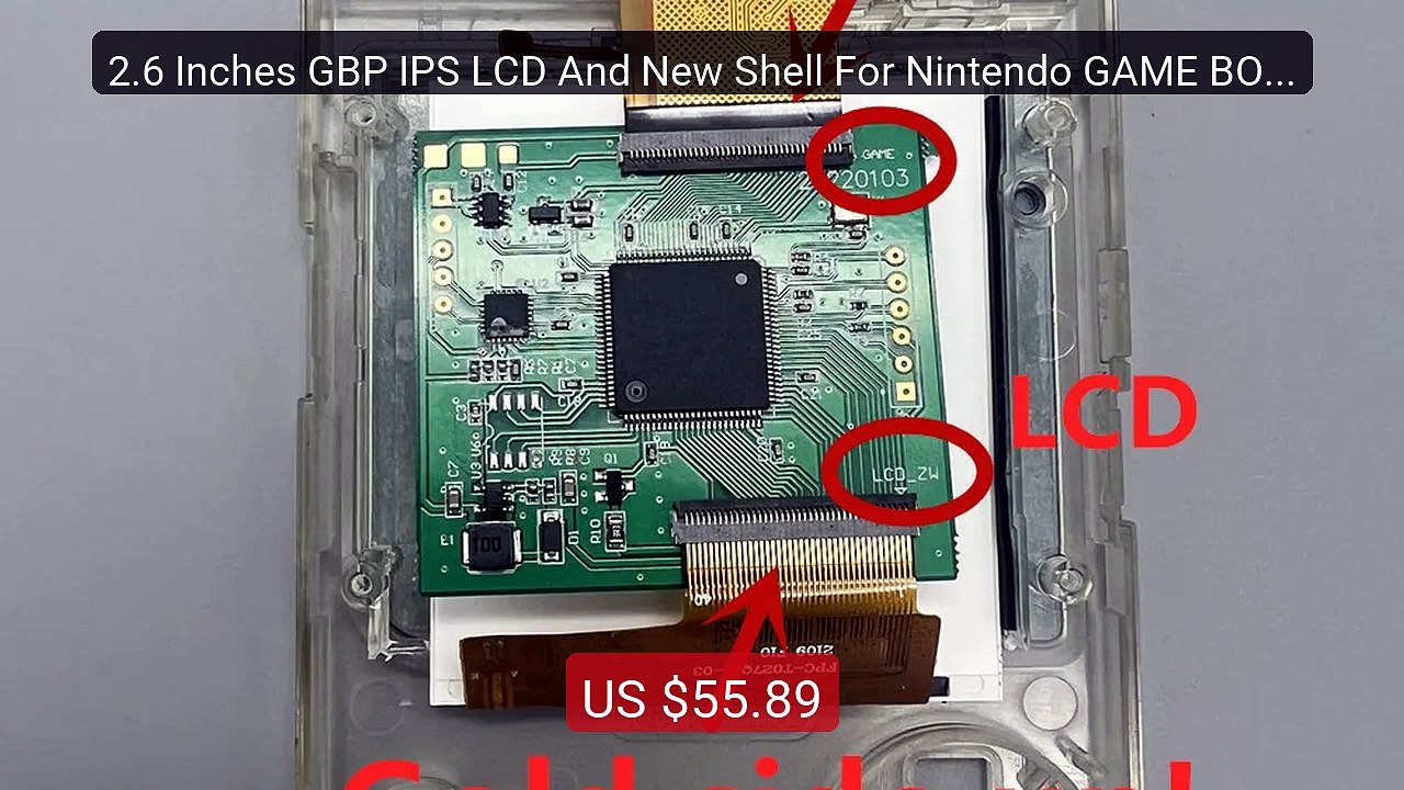 2.6 Inches GBP IPS LCD And New Shell For Nintendo GAME BOY PO... -- Amazing Value 2026 | Must Have!