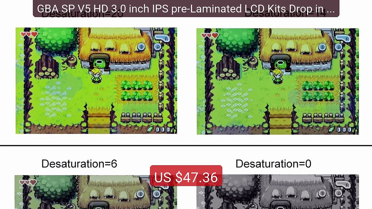 GBA SP V5 HD 3.0 inch IPS pre-Laminated LCD Kits Drop in install No... -- Top Rated 2026 | Buy Now!