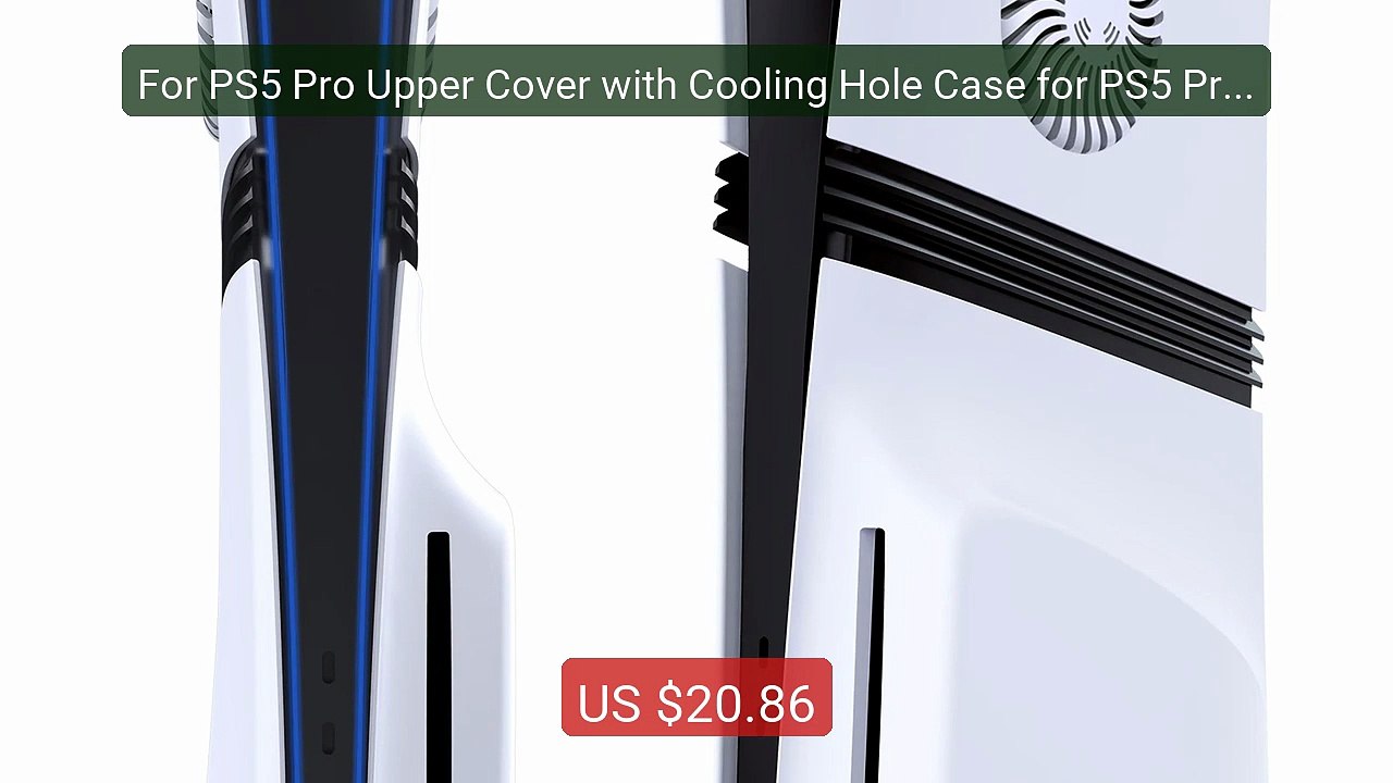 For PS5 Pro Upper Cover with Cooling Hole Case for PS5 Pro Console... -- Best Deal 2026 | Shop Now!