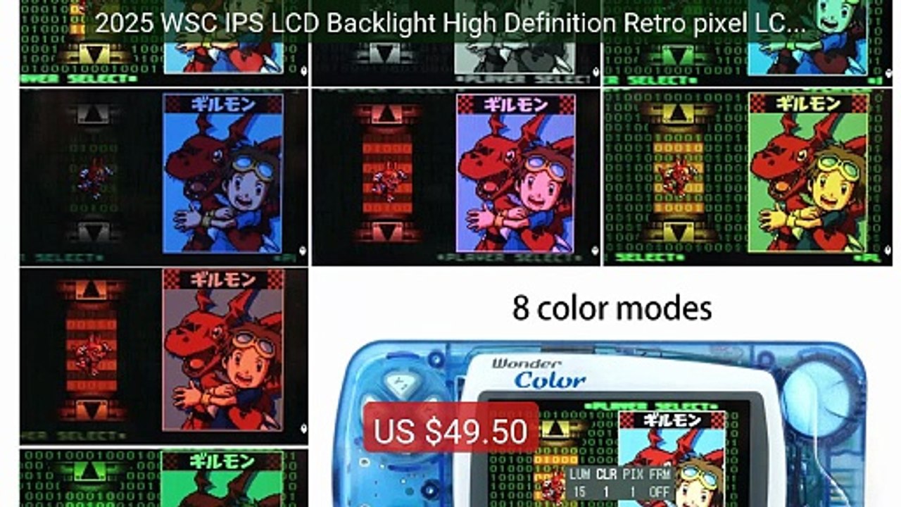 2025 WSC IPS LCD Backlight High Definition Retro pixel LCD Fo... -- Amazing Value 2026 | Must Have!