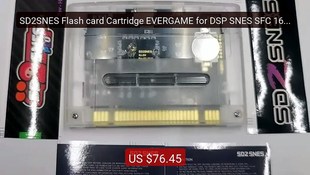 SD2SNES Flash card Cartridge EVERGAME for DSP SNES SFC 16 Bit Video... -- Top Rated 2026 | Buy Now!