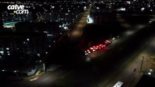 Imagens aéreas mostram mobilização de equipes no lançamento da Operação OMNIS em Cascavel