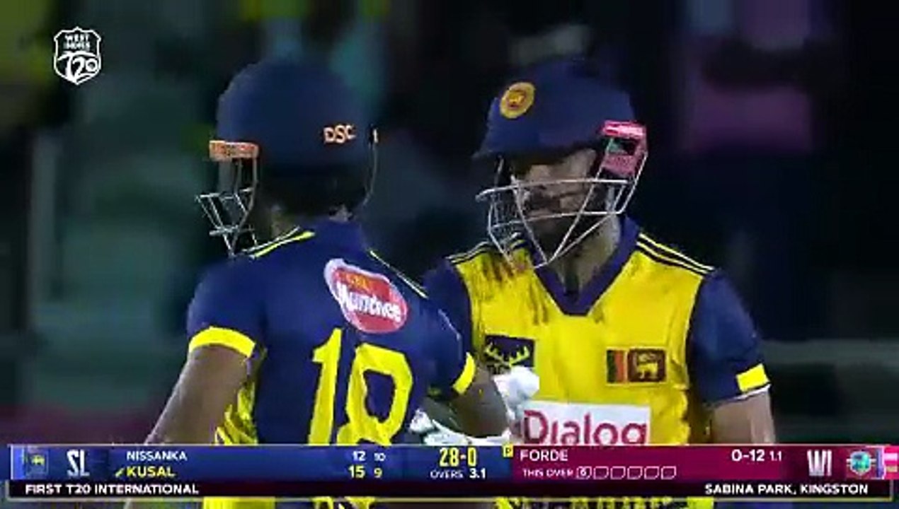 WI BEAT SL 1ST T20