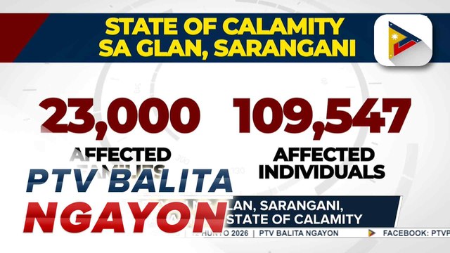Glan, Sarangani at Jose Abad Santos, Davao Occidental, kapwa isinailalim sa State of Calamity bunsod ng pinsalang dulot ng magnitude 7.8 na lindol