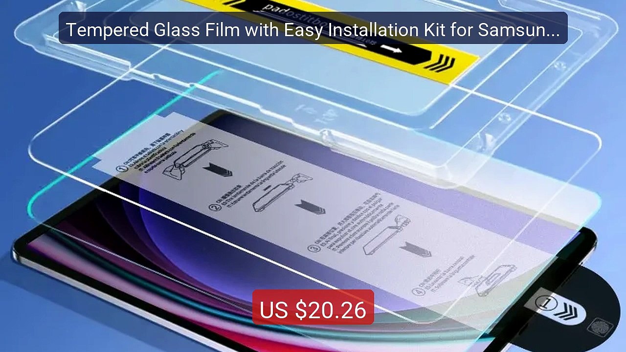 Tempered Glass Film with Easy Installation Kit for Samsung Galaxy T... -- Top Rated 2026 | Buy Now!