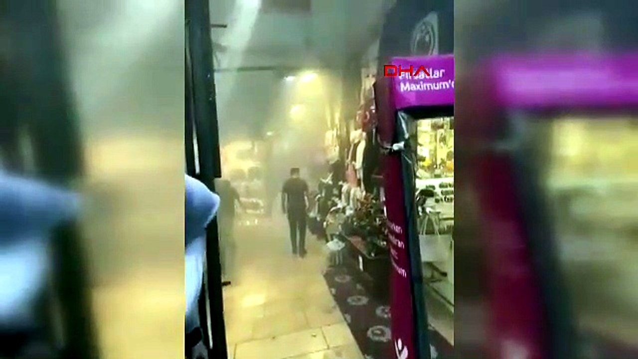 Kapalıçarşı'da trafoda yangın