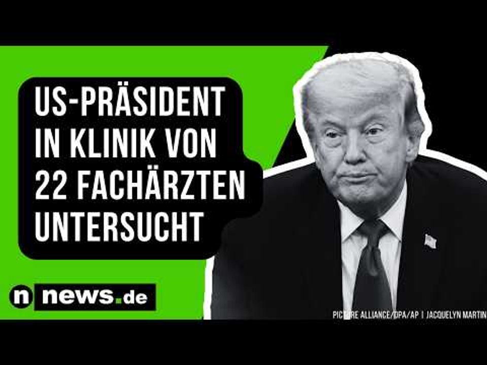 Donald Trump: US-Präsident in Klinik von 22 Fachärzten untersucht - Top-Mediziner ratlos