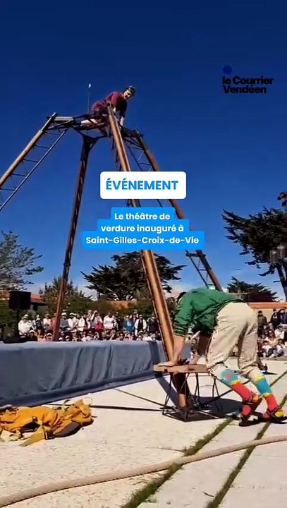 Le théâtre de verdure de Saint-Gilles-Croix-de-Vie a été inauguré