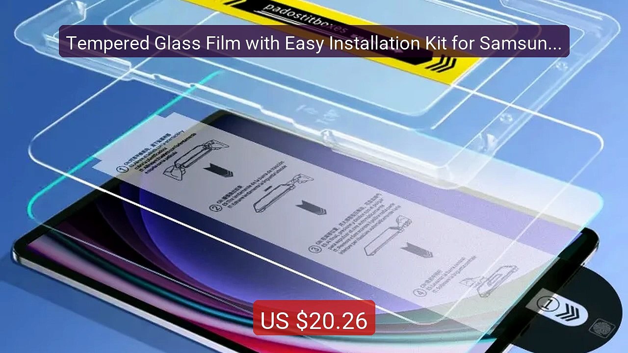 Tempered Glass Film with Easy Installation Kit for Samsung Gal... -- Hot Deal 2026 | Limited Offer!