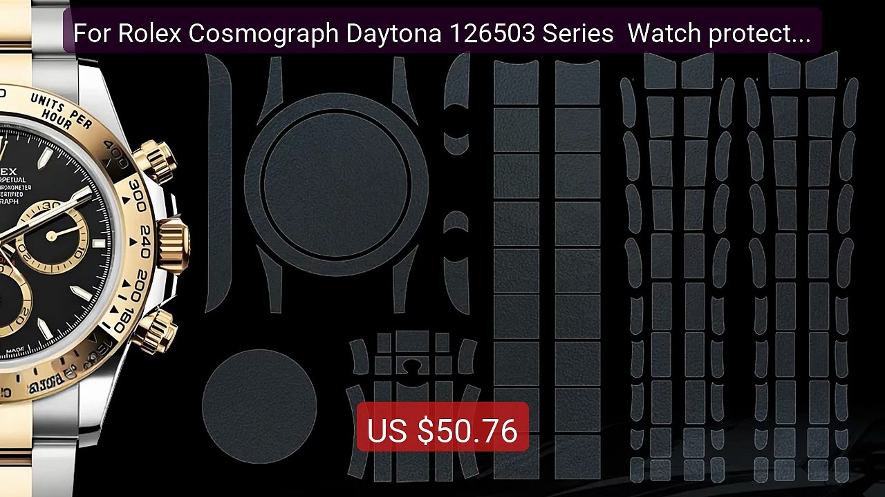For Rolex Cosmograph Daytona 126503 Series  Watch protective Film ... -- Best Deal 2026 | Shop Now!