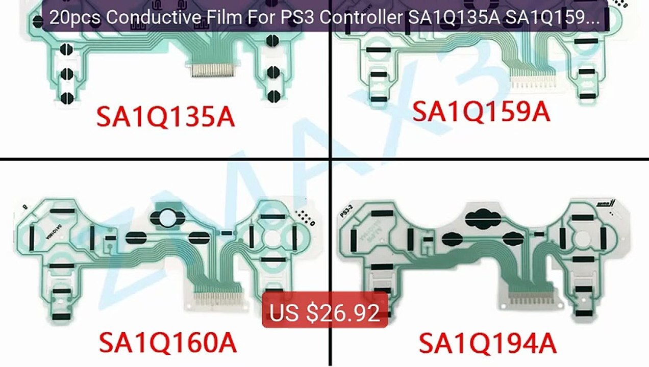 20pcs Conductive Film For PS3 Controller SA1Q135A SA1Q159A SA1Q160... -- Best Deal 2026 | Shop Now!