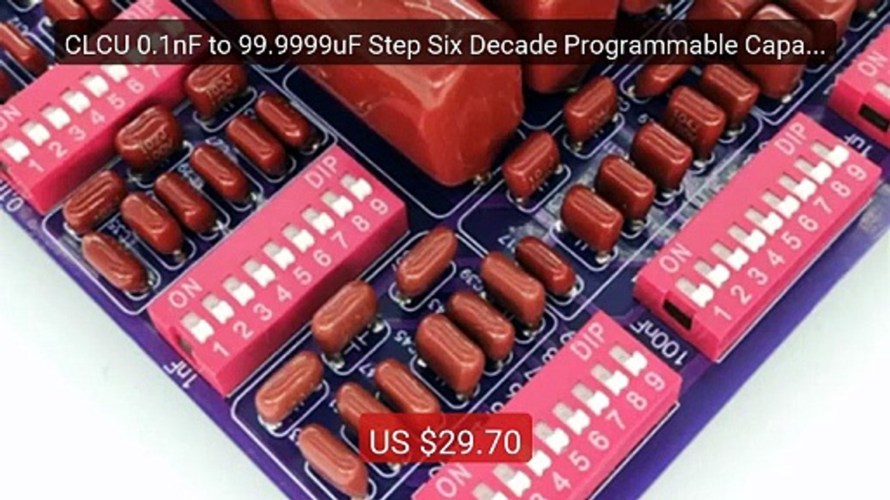 CLCU 0.1nF to 99.9999uF Step Six Decade Programmable Capacitor Boar... -- Top Rated 2026 | Buy Now!