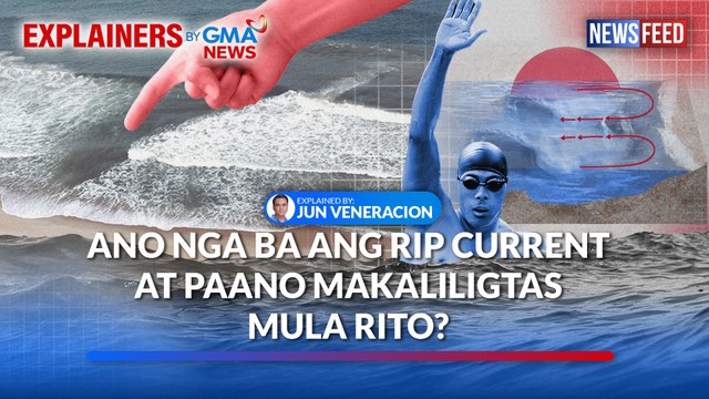 Ano nga ba ang rip current at paano makaliligtas mula rito? | GMA News Feed