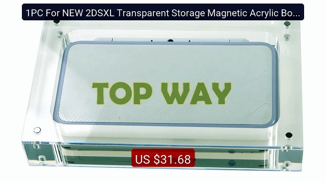 1PC For NEW 2DSXL Transparent Storage Magnetic Acrylic Box Fo... Amazing Value 2026 | Must Have!