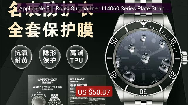 Applicable For Rolex Submariner 114060 Series Plate Strap Models Wa... Top Rated 2026 | Buy Now!
