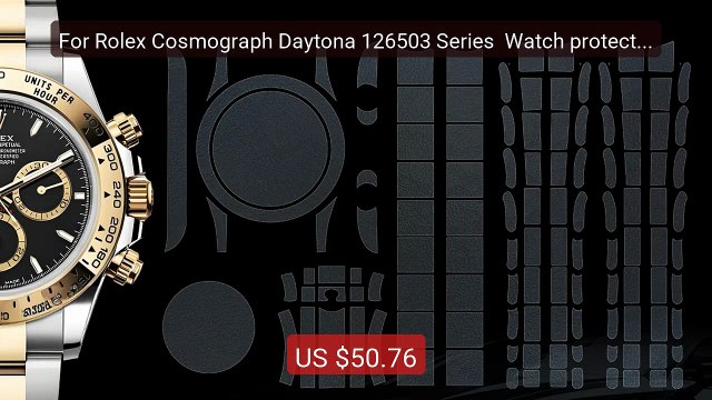 For Rolex Cosmograph Daytona 126503 Series Watch protective Film ... Best Deal 2026 | Shop Now!
