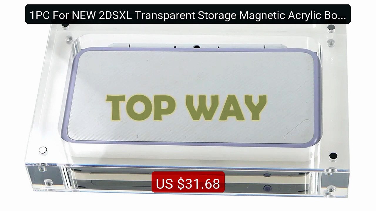 1PC For NEW 2DSXL Transparent Storage Magnetic Acrylic Box For... -- Hot Deal 2026 | Limited Offer!