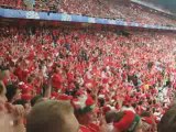 Swiss Fans chanting (SUI-TUR)