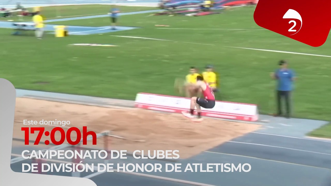 Este domingo, en el canal 2 de Navarra Televisión, a las 17:00 horas Campeonato de Clubes de División de Honor de Atletismo