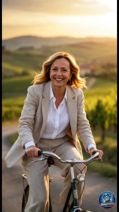 Giorgia Meloni Joyful Bicycle Ride Through Beautiful Italian Countryside 🇮🇹 | Scenic & Relaxing