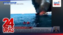 Yateng may kargang relief goods, nagliyab; mga sakay na religious group members, ligtas | 24 Oras