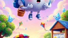 ☁️ Cloud Who Lost Its Rain 🌧️ | Weather Learning Story for Kids